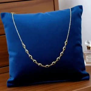 Delicate Station Charm Necklace