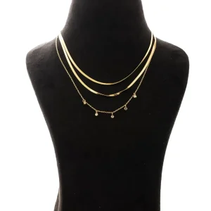Layered Minimal Gold Chain Necklace