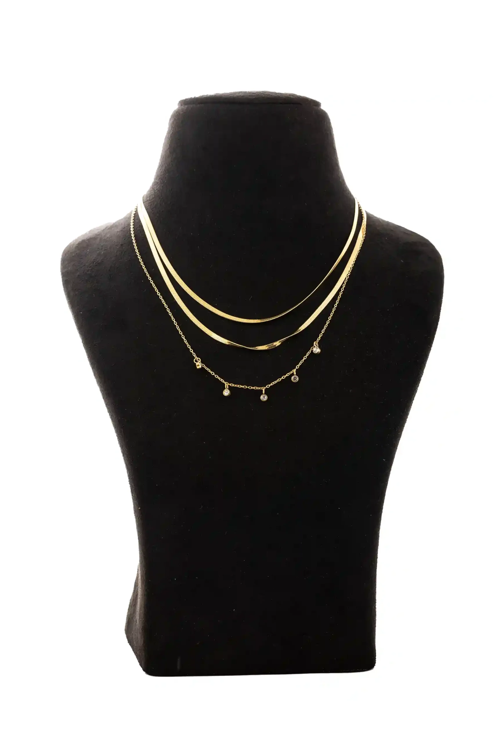 Layered Minimal Gold Chain Necklace